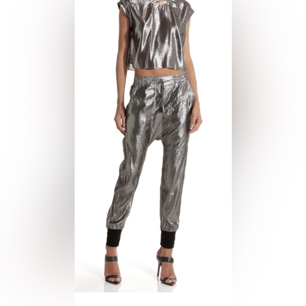 rosa cha faly silver pants sz s